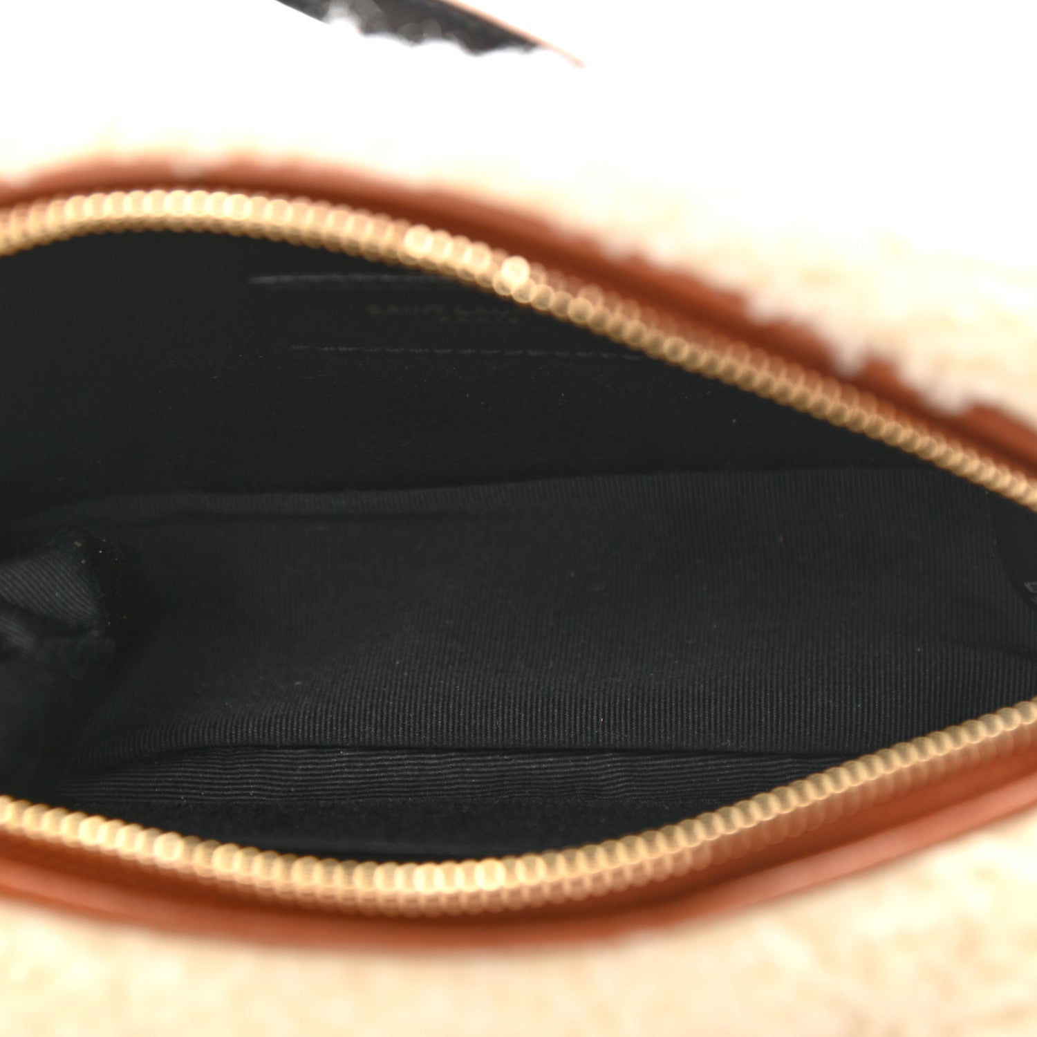 Saint Laurent Shearling Monogram Lou Belt Bag Beige 5 of 11