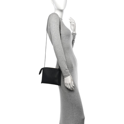 The Row Matte Grained Calfskin Mini Nu Twin Bag Black 2 of 9