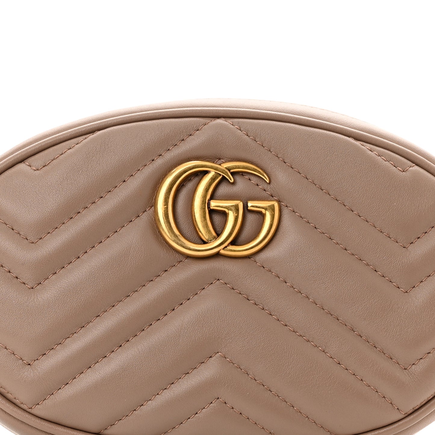 Calfskin Matelasse GG Marmont Belt Bag 75 30 Porcelain Rose