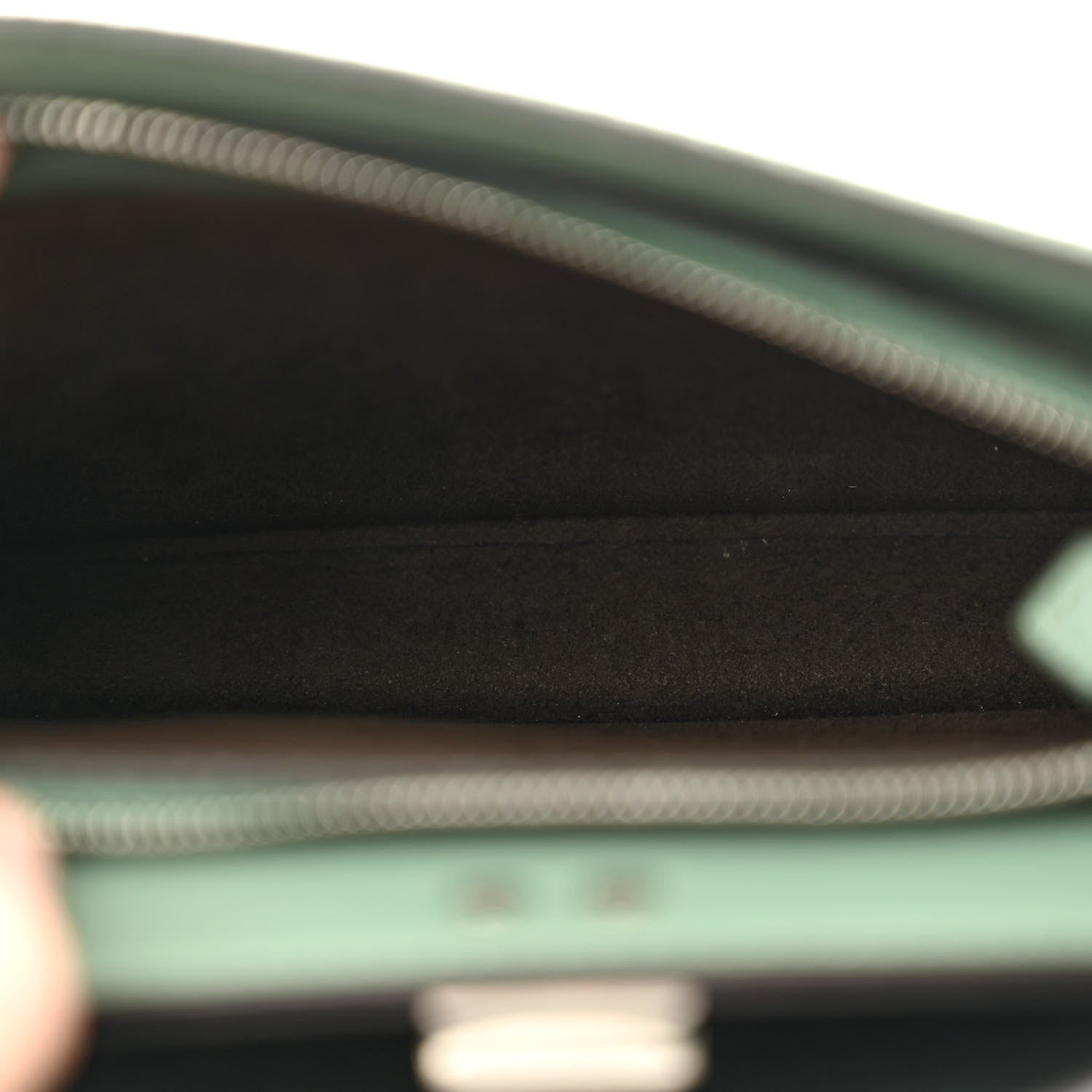 Fendi Cuoio Romano Vitello Cover Bi-Color Peekaboo I See U X Cross Satchel Green Island Maya 5 of 15