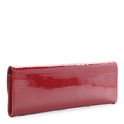 Christian Louboutin Patent Pigalle Clutch Rouge Imperial 3 of 7