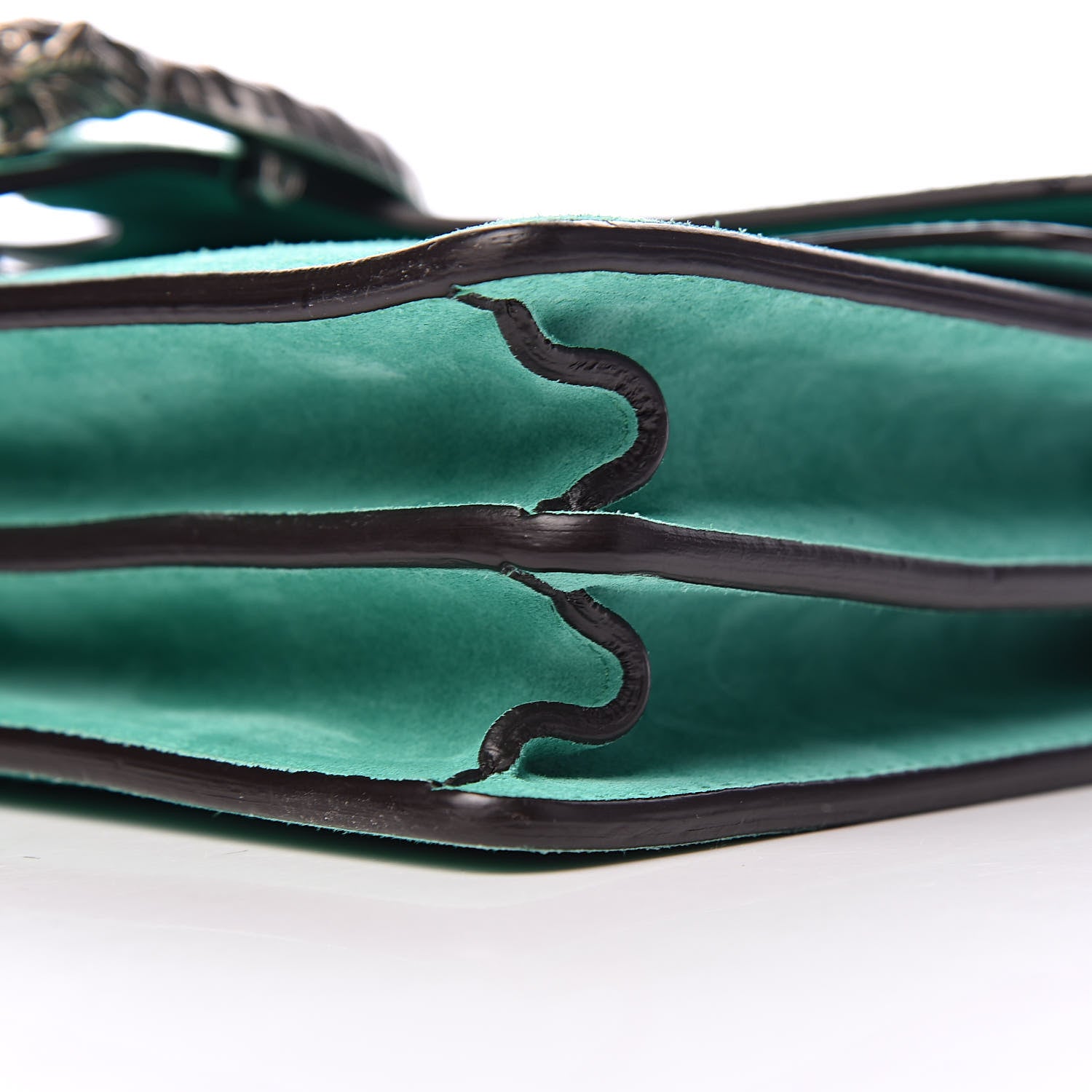 Gucci Suede Small Dionysus Shoulder Bag Green 10 of 11