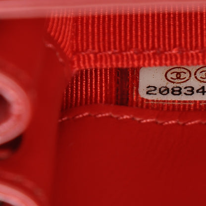 Chanel Patent Crossbody CC Phone Holder Red 7 of 7