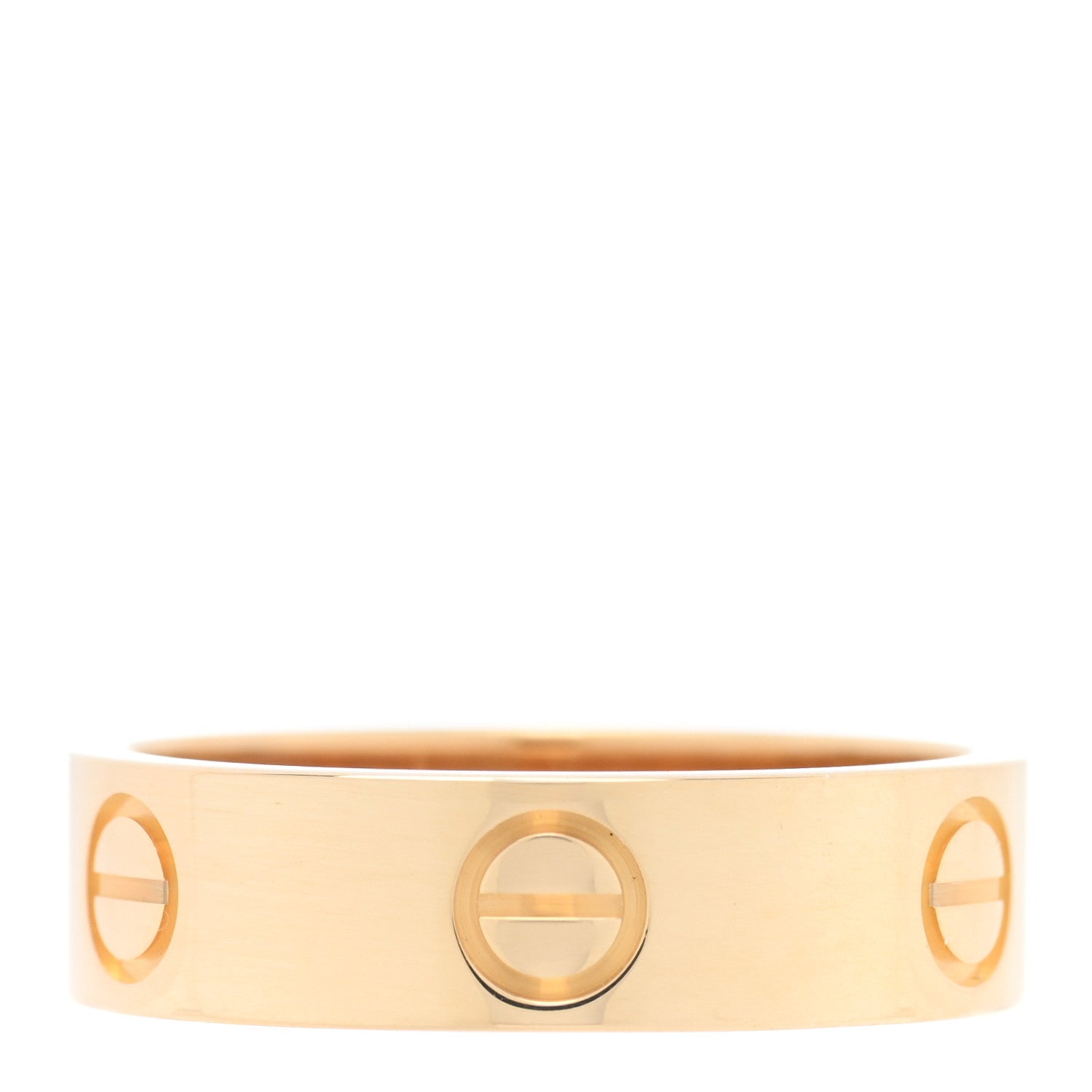 Cartier 18K Yellow Gold 5.5mm LOVE Ring 56 7.5 3 of 5