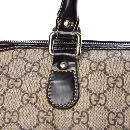 Gucci GG Plus Monogram Tattoo Heart Medium Joy Boston Dark Brown 11 of 14