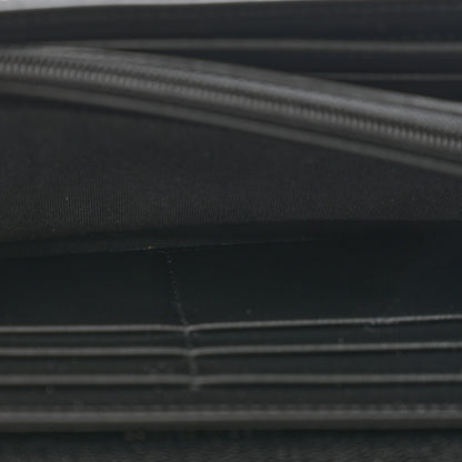 Chanel Caviar Quilted Large Boy Gusset Flap Wallet Black 6 of 10