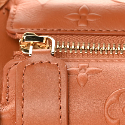 Louis Vuitton Calfskin Debossed Monogram Side Trunk Tan 10 of 10