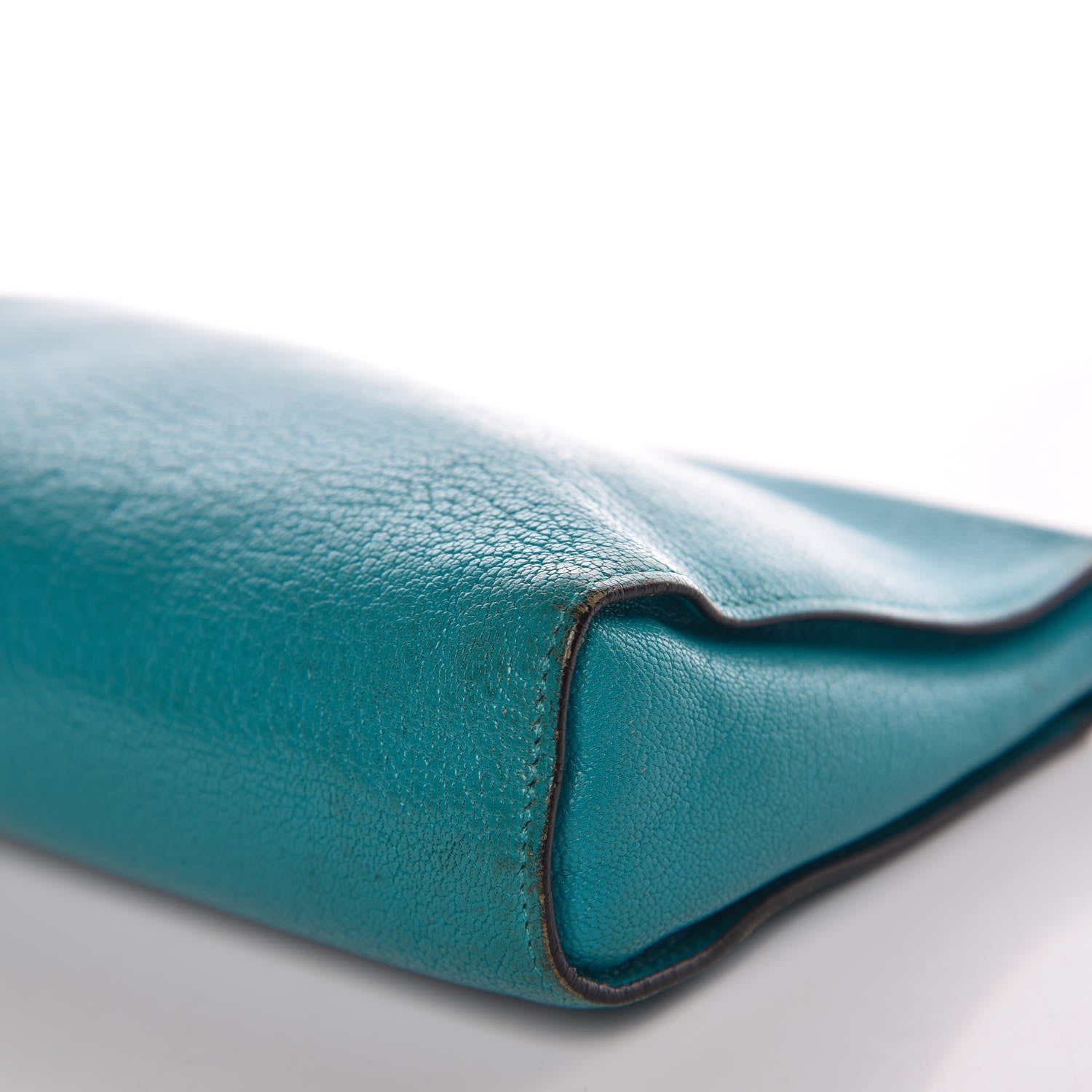 Hermes Chevre Mysore Karo GM Turquoise 12 of 16