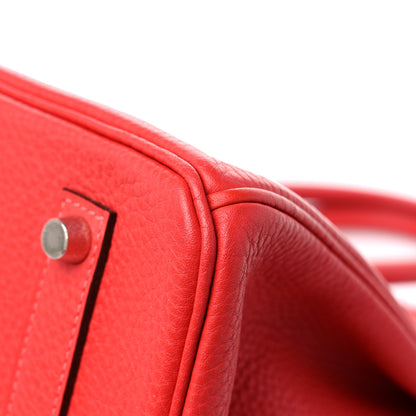 Hermes Taurillon Clemence Birkin 35 Rose Jaipur 10 of 10