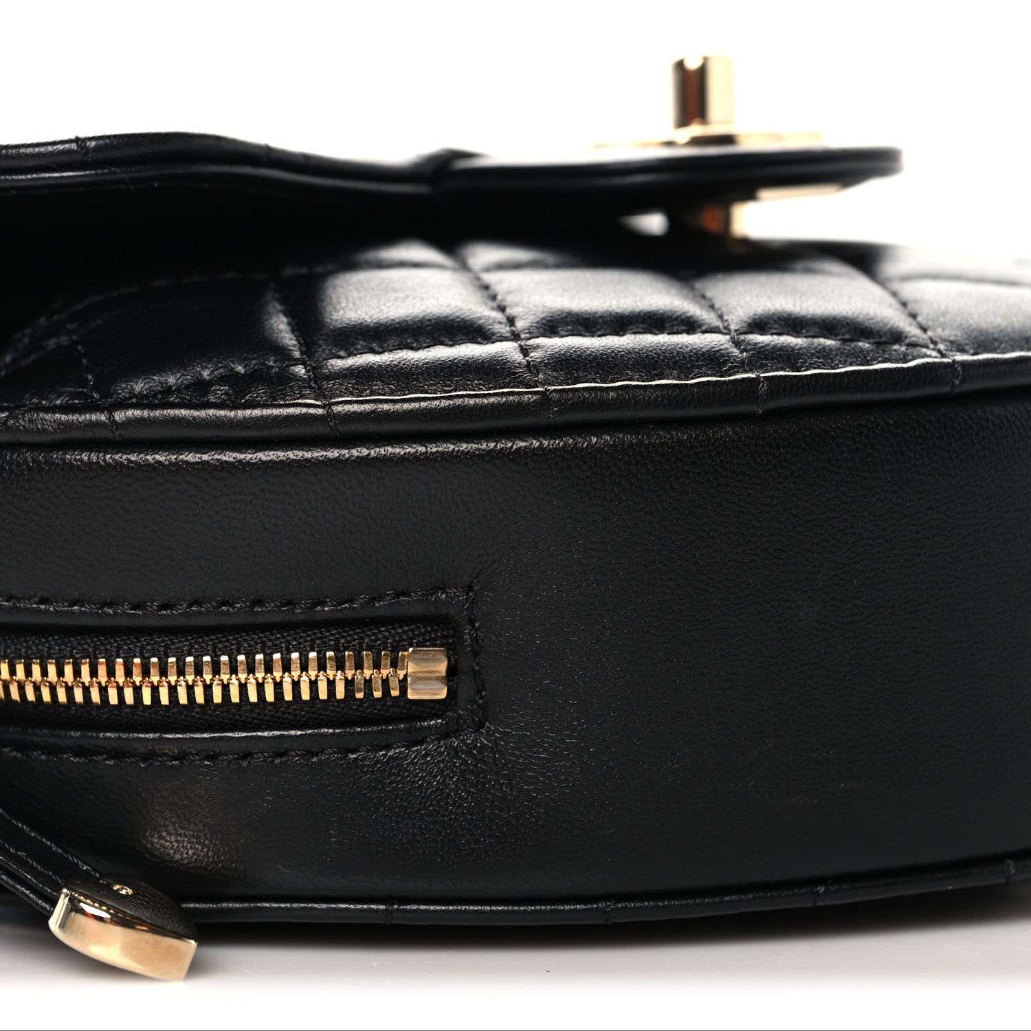 Chanel Lambskin Quilted CC In Love Heart Bag Black 9 of 11