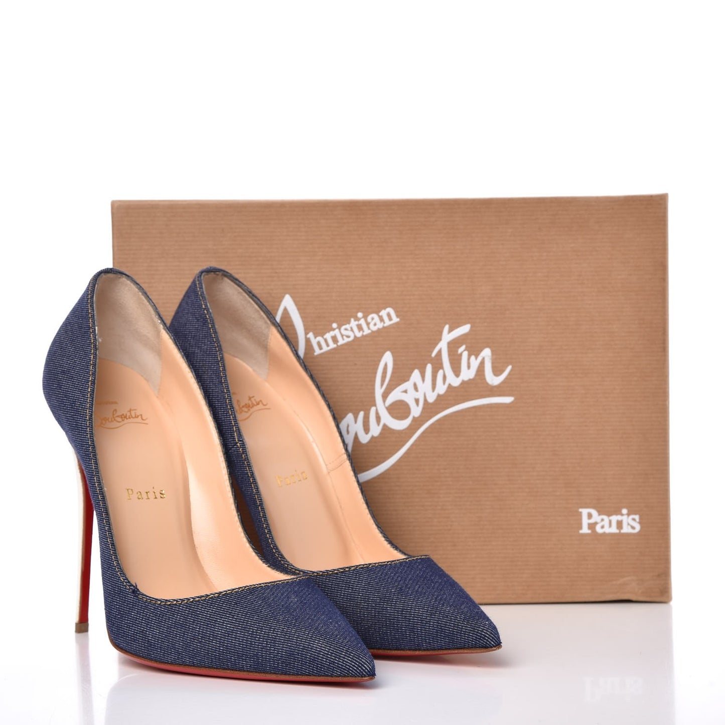 Denim Jazz Calf So Kate 120 Pumps 39 Blue White
