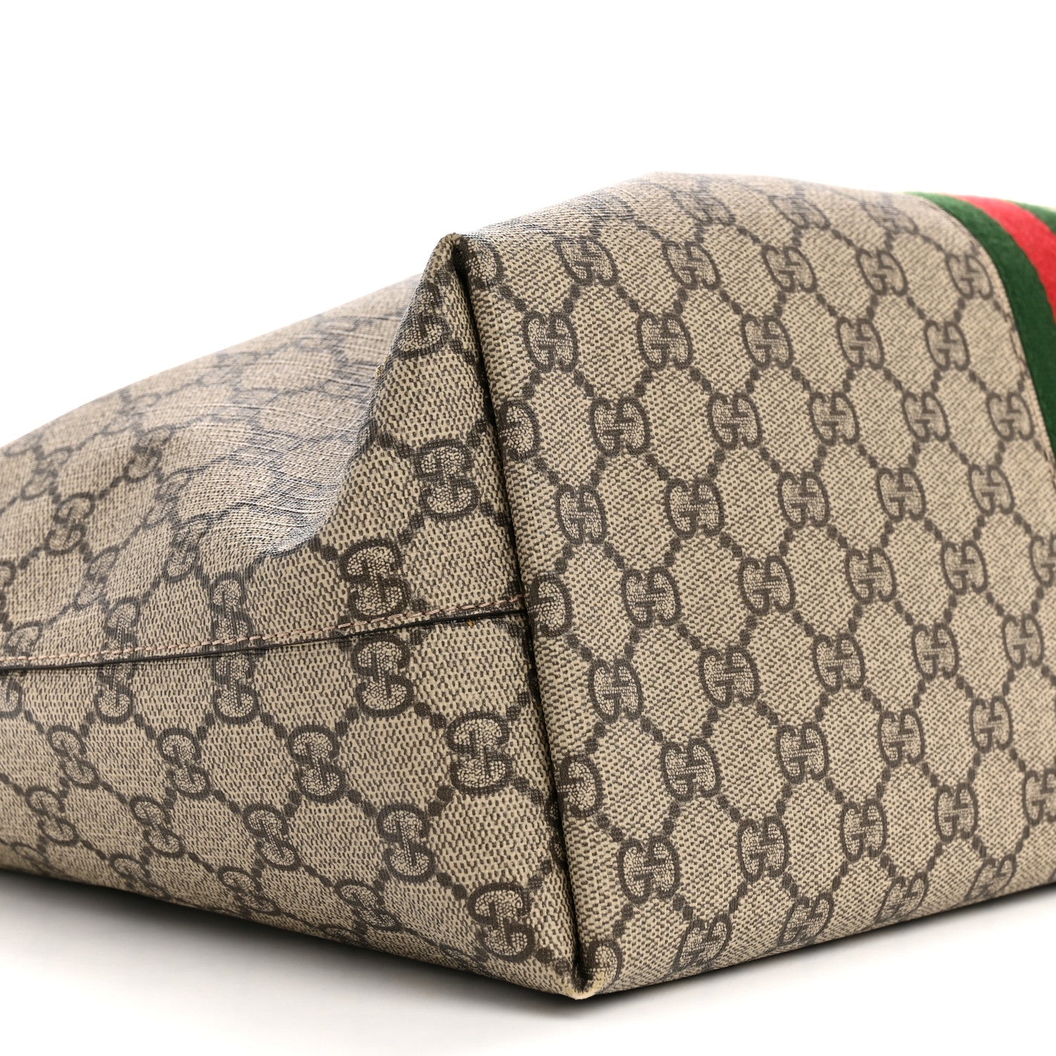 Gucci GG Supreme Monogram Medium Ophidia Shopping Tote Brown 9 of 16