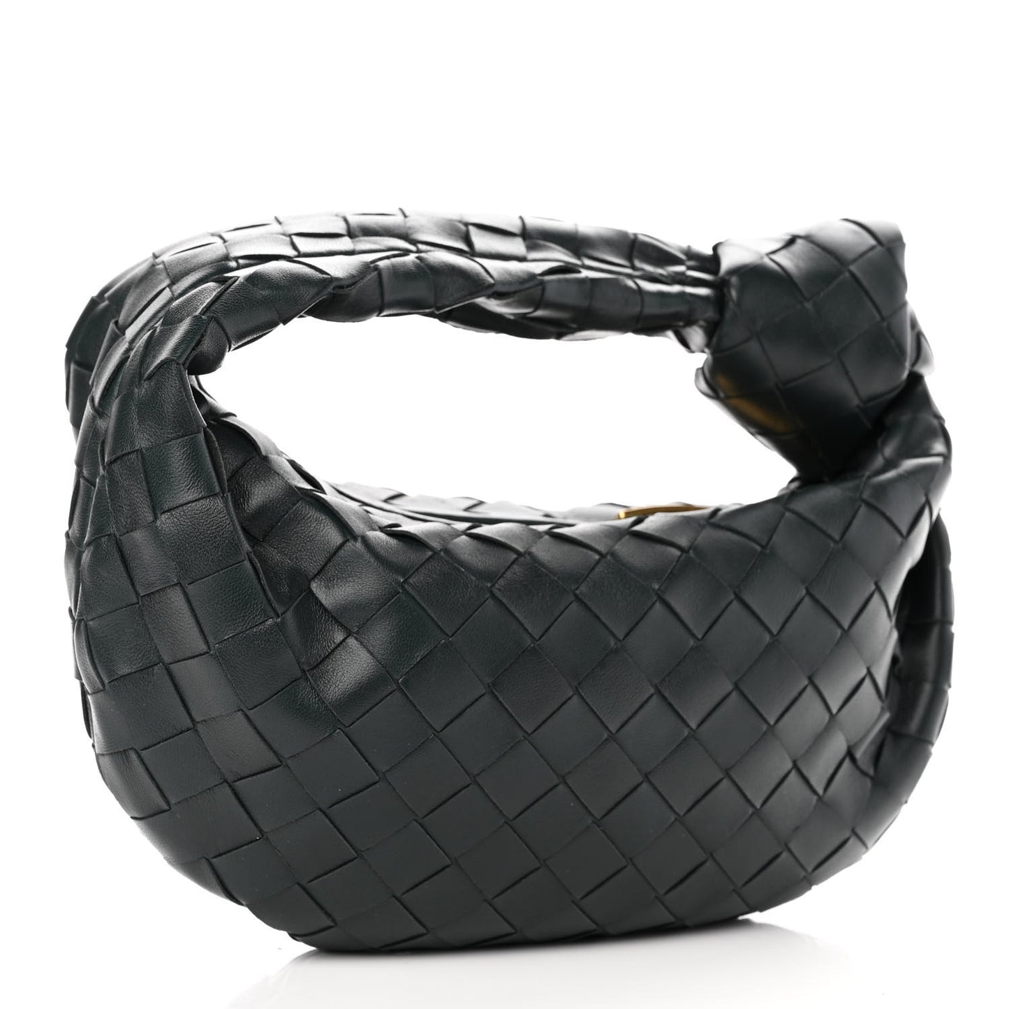 Nappa Intrecciato Mini Jodie Dark Moss