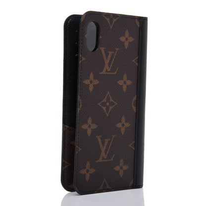 Louis Vuitton Monogram iPhone XS Max Folio Case Black 3 of 10