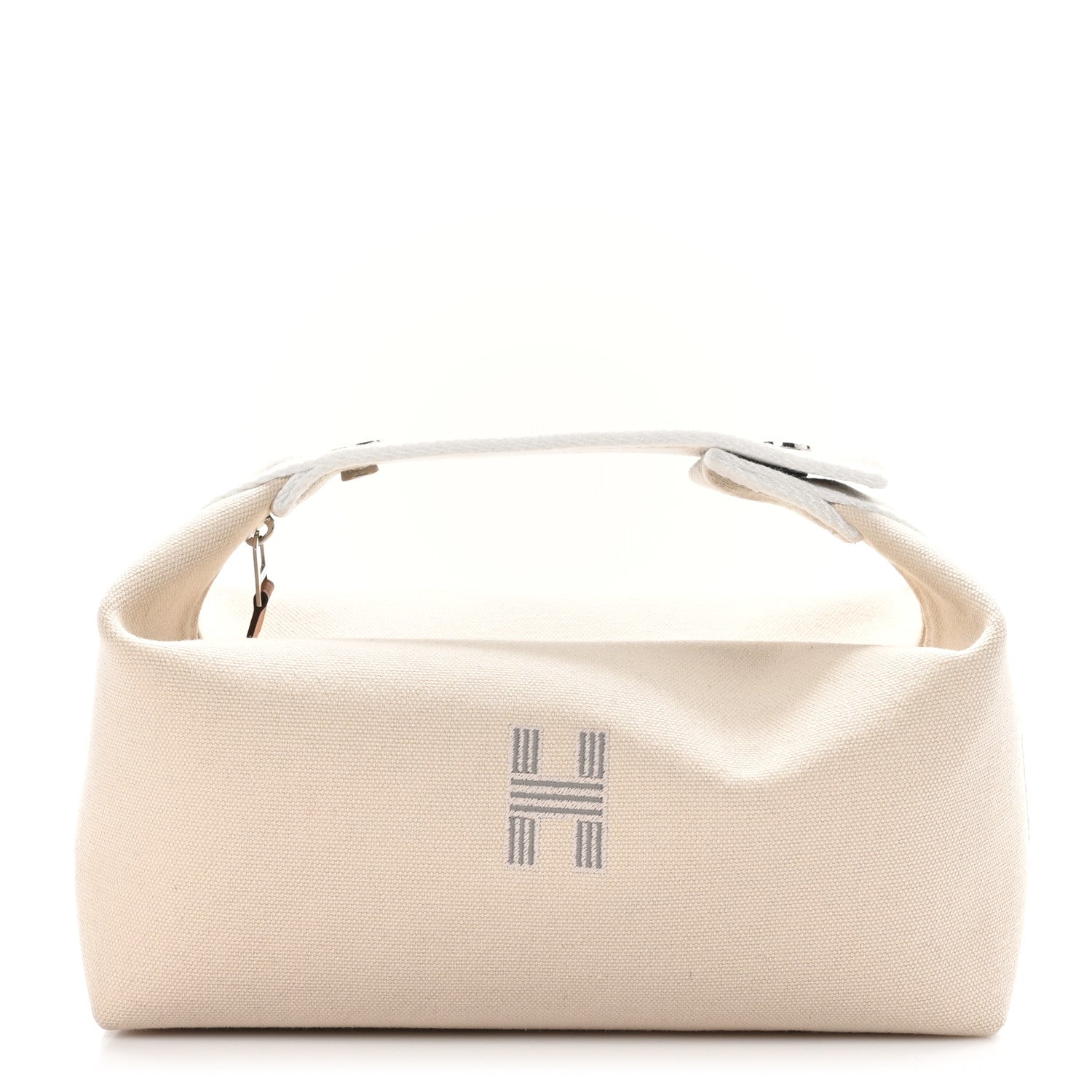 Hermes Canvas Small Bride-A-Brac Pouch Natural 1 of 11