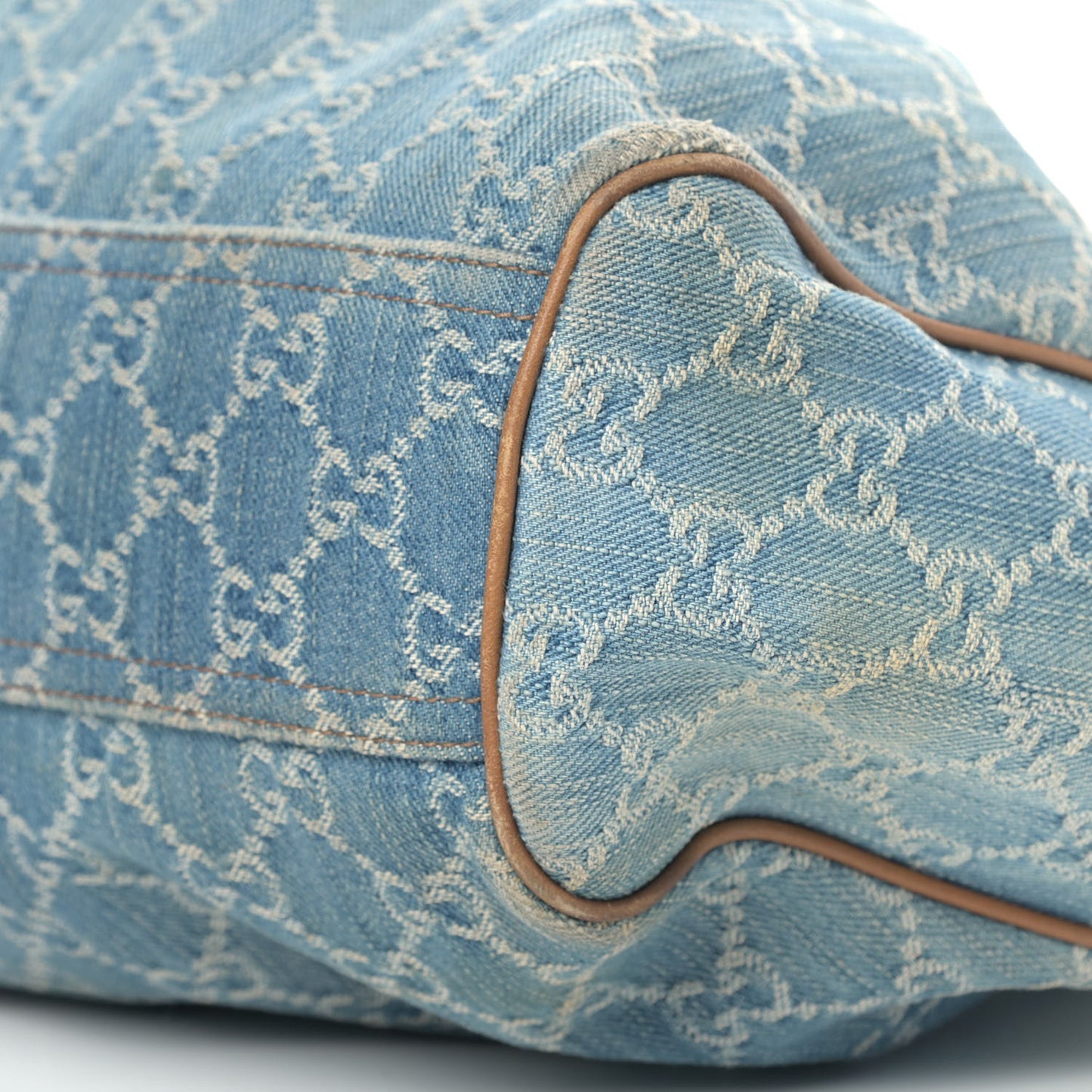 Denim Monogram Medium Sukey Tote Blue