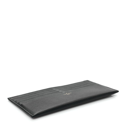 Louis Vuitton Calfskin Felicie Chain Wallet Card Holder Insert Black 4 of 7