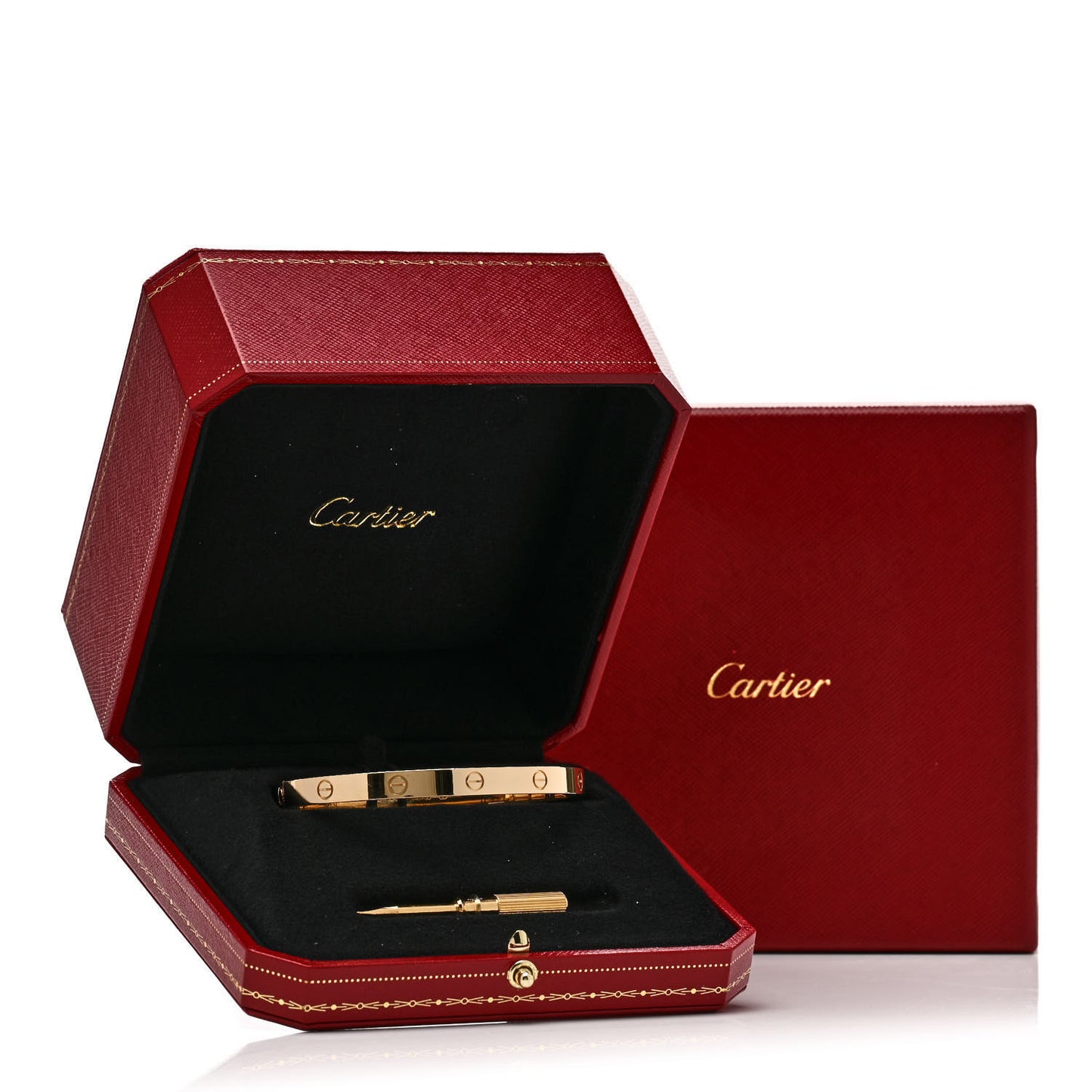 18K Yellow Gold LOVE Bracelet 17