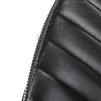 Saint Laurent Lambskin Y Quilted Monogram Loulou Cosmetic Case Black 6 of 8