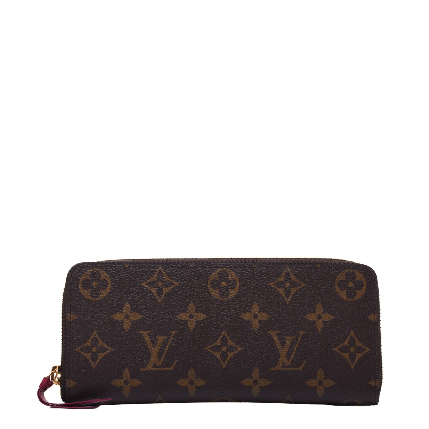 Louis Vuitton Monogram Clemence Wallet Fuchsia 1 of 11