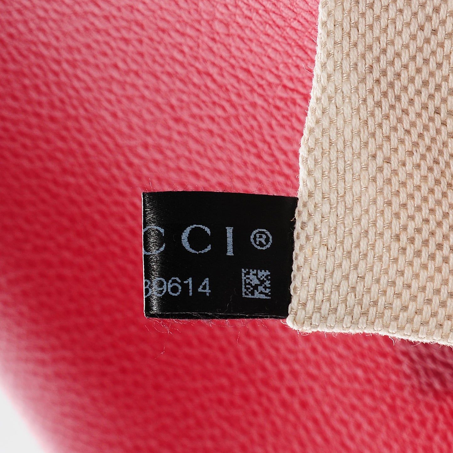 Pebbled Calfskin Medium Soho Clutch Red