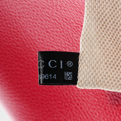 Gucci Pebbled Calfskin Medium Soho Clutch Red 9 of 9