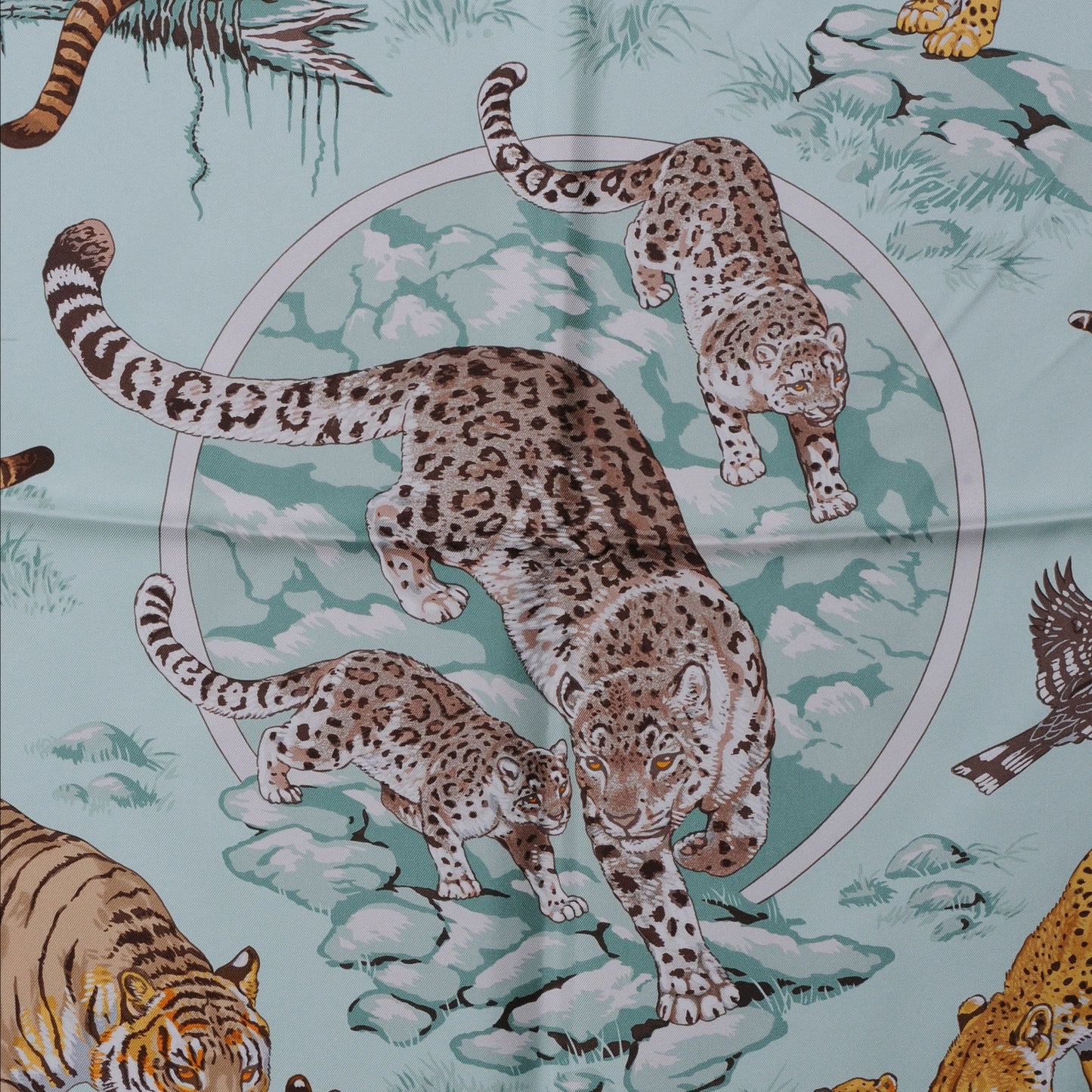 Silk Tendresse Feline Scarf 90