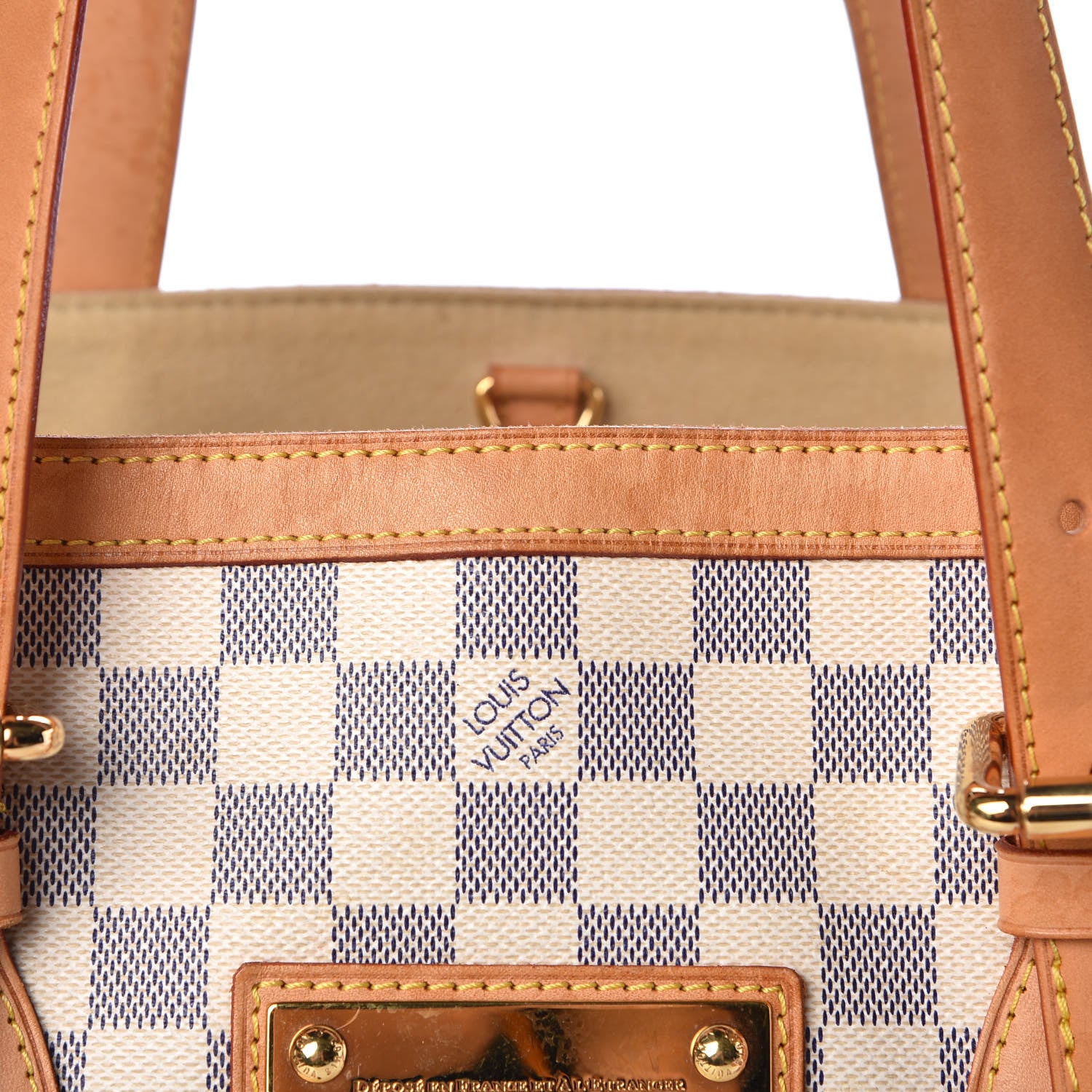 Louis Vuitton Damier Azur Hampstead MM 15 of 27