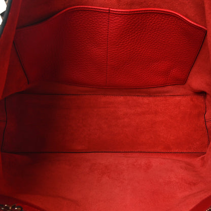 Valentino Garavani Grained Calfskin Rockstud Shoulder Tote  Rouge Pur 5 of 9