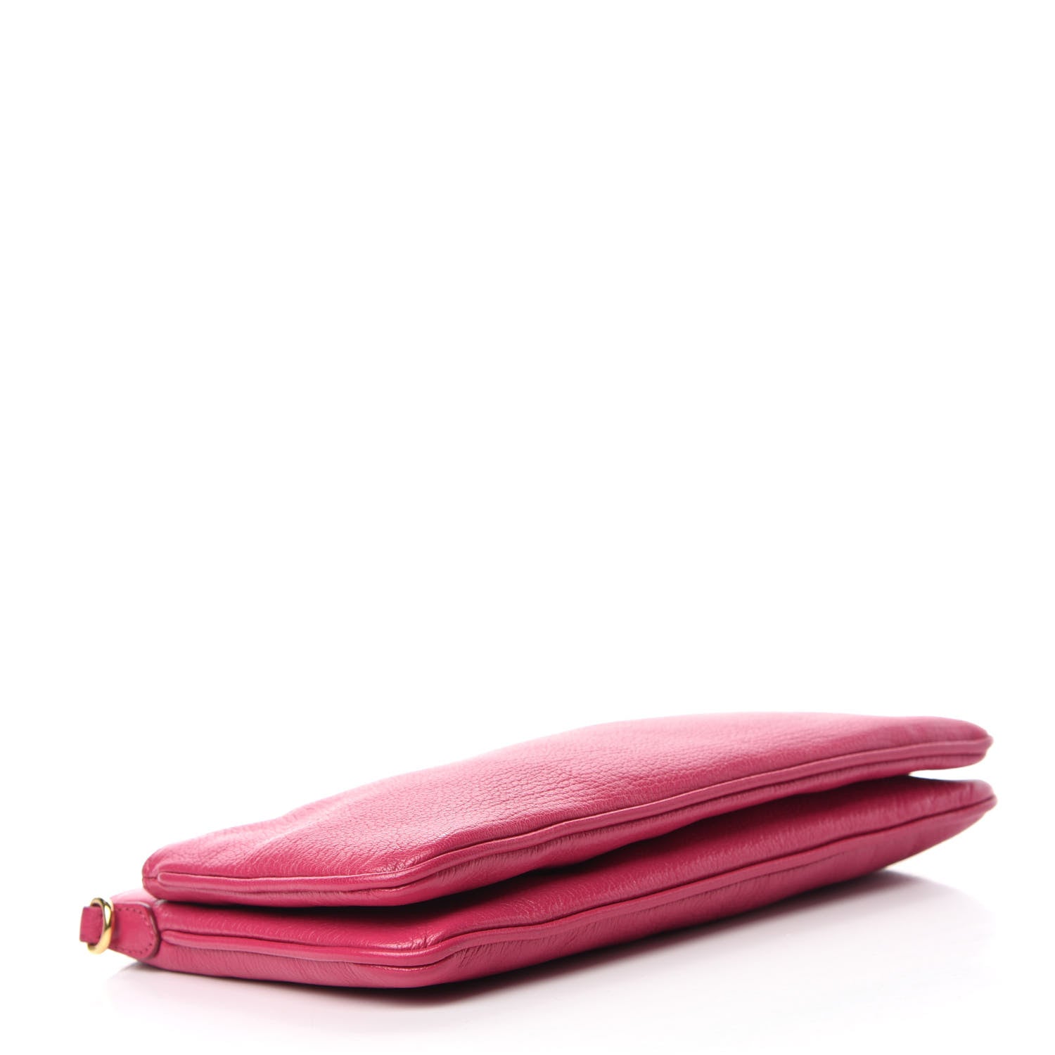 Miu Miu Goatskin Madras Double Zip Crossbody Bag Peonia 4 of 10