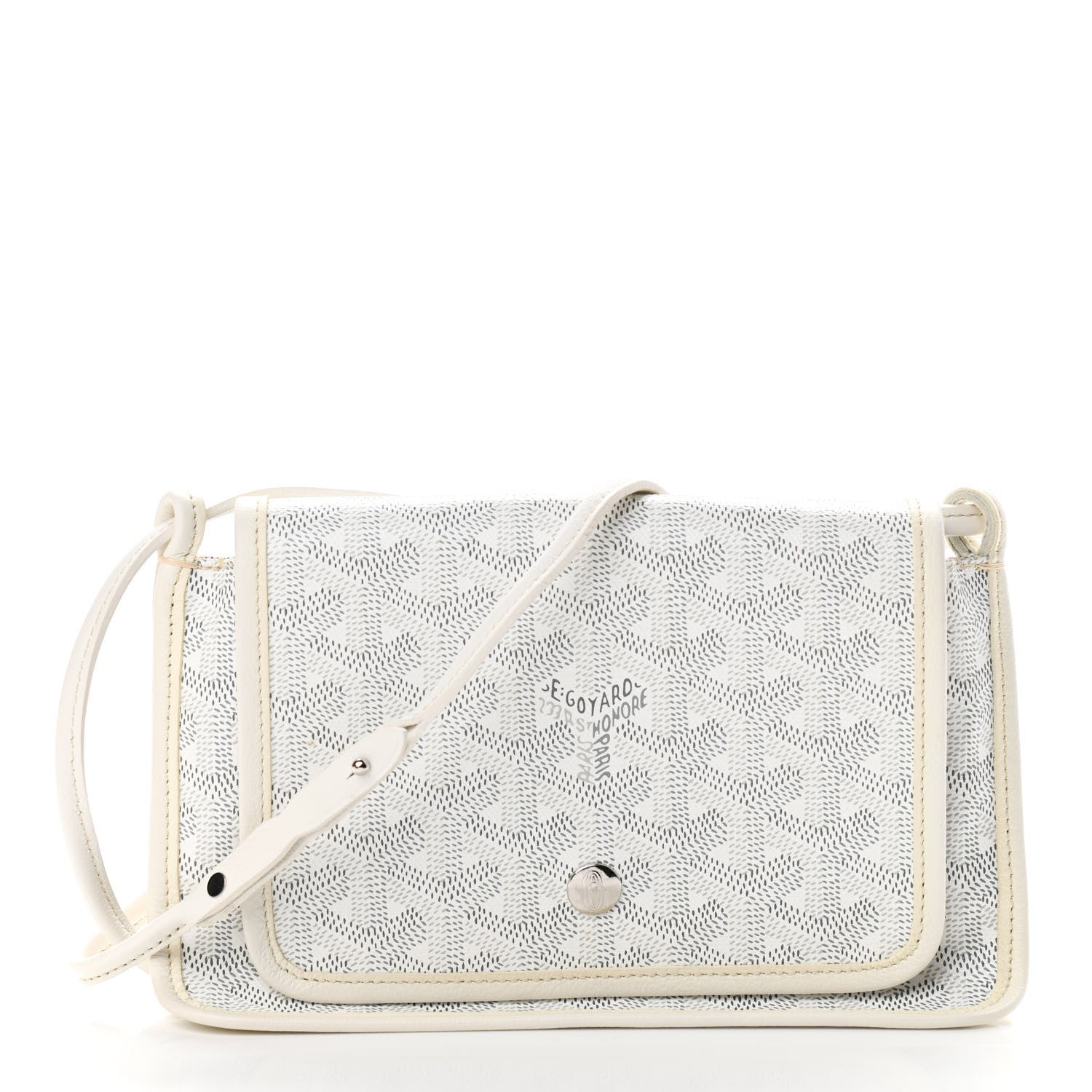 Goyard Goyardine Plumet Wallet Clutch White 1 of 10