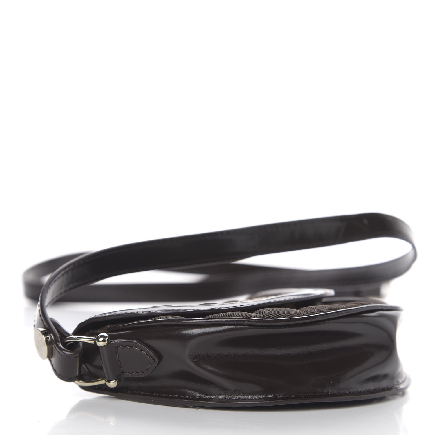 Burberry Nylon Quilted Crossbody Dark Brown 3 of 8