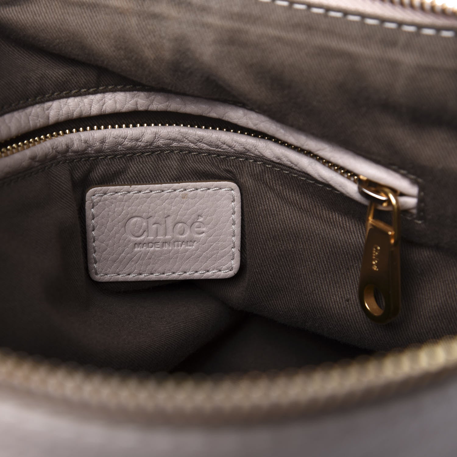 Chloe Calfskin Medium Marcie Satchel Abstract White 8 of 10