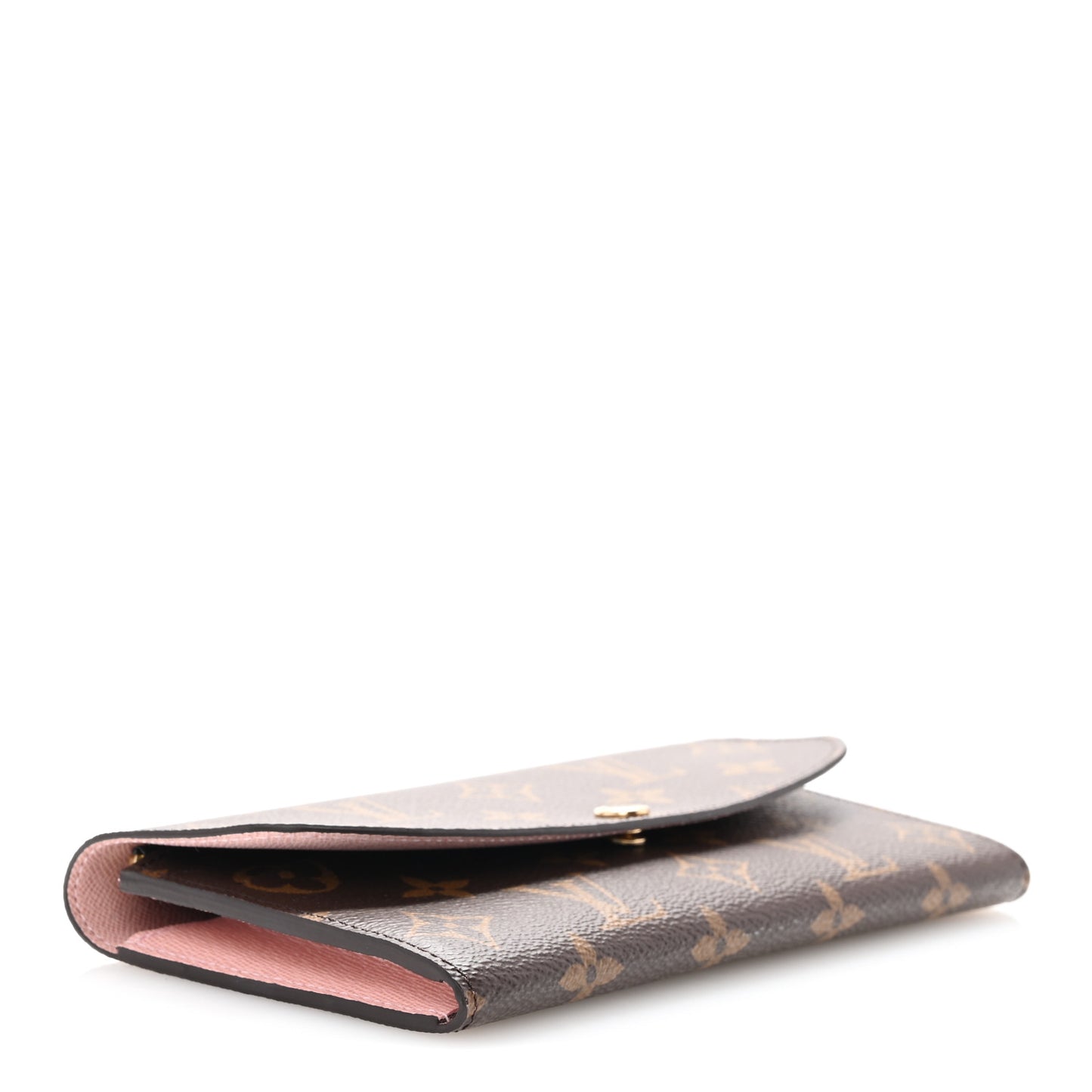 Monogram Emilie Wallet Rose Ballerine