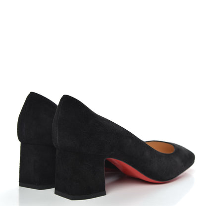 Christian Louboutin Veau Velours Donna Studs 55 Pumps 36.5 Black 4 of 9