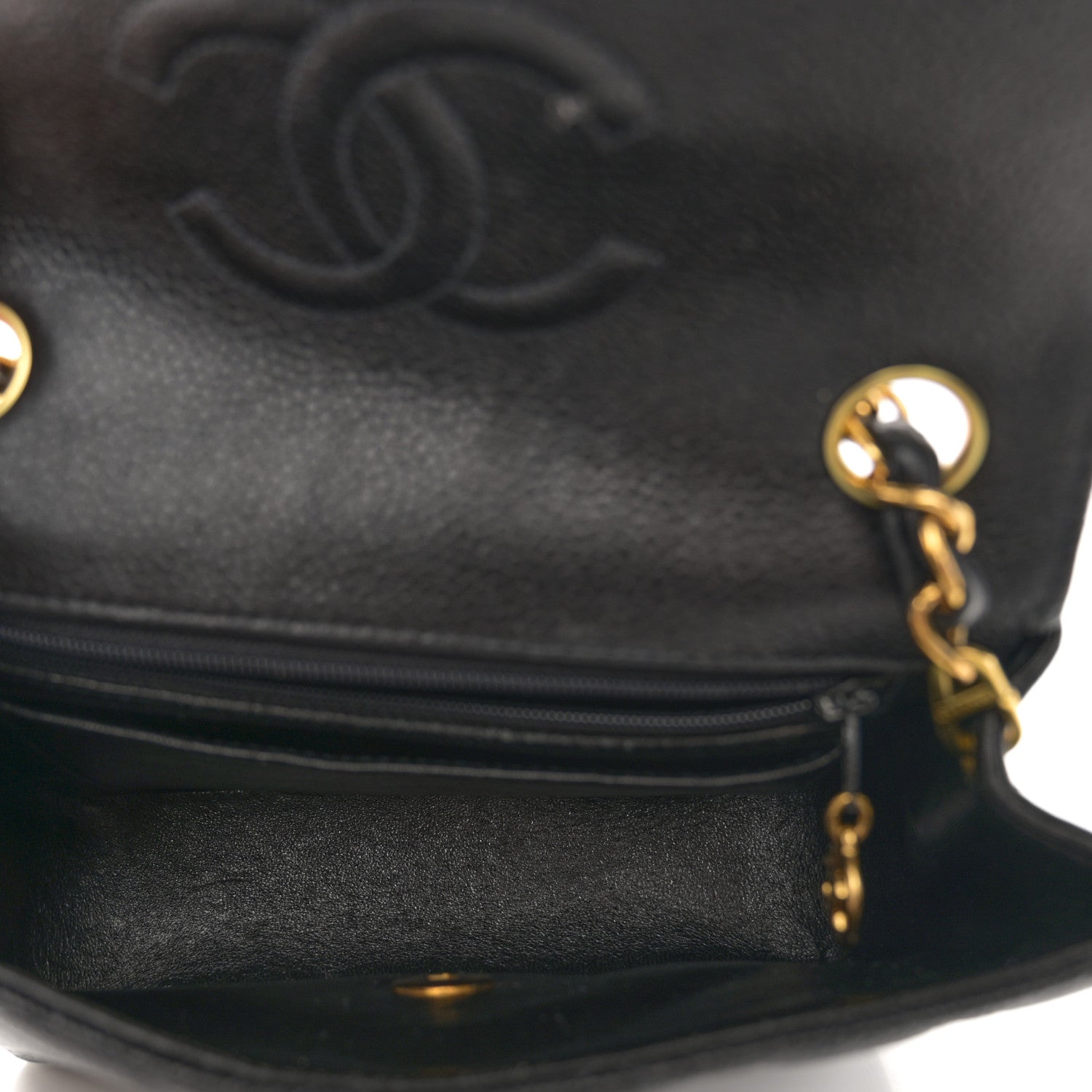 Chanel Caviar Quilted Mini Square Flap Black 5 of 14