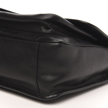 Saint Laurent Lambskin Matelasse Monogram Microstud Medium Niki Chain Satchel Black 8 of 9