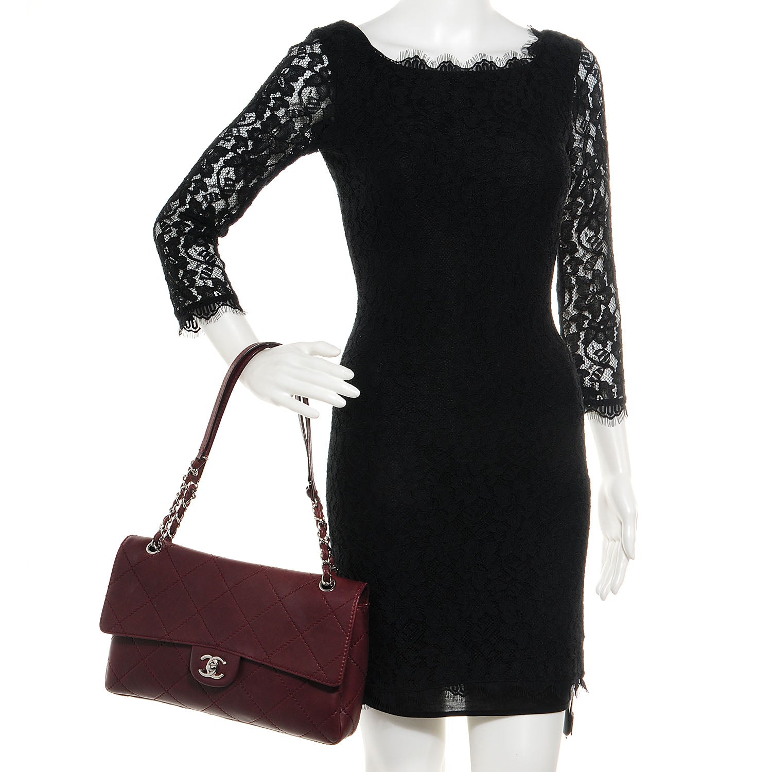 Chanel Lambskin Orient Express Flap Burgundy 2 of 8