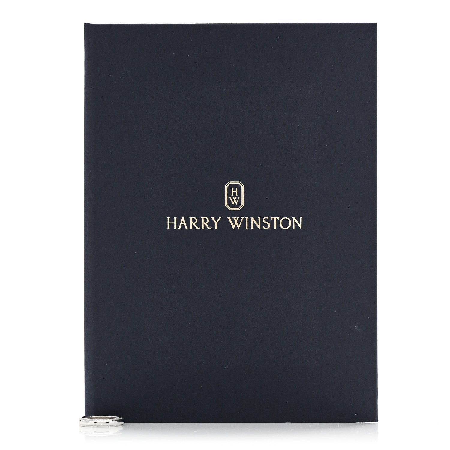 Harry Winston Platinum Milgrain Wedding Band Ring 58 8.25 7 of 7