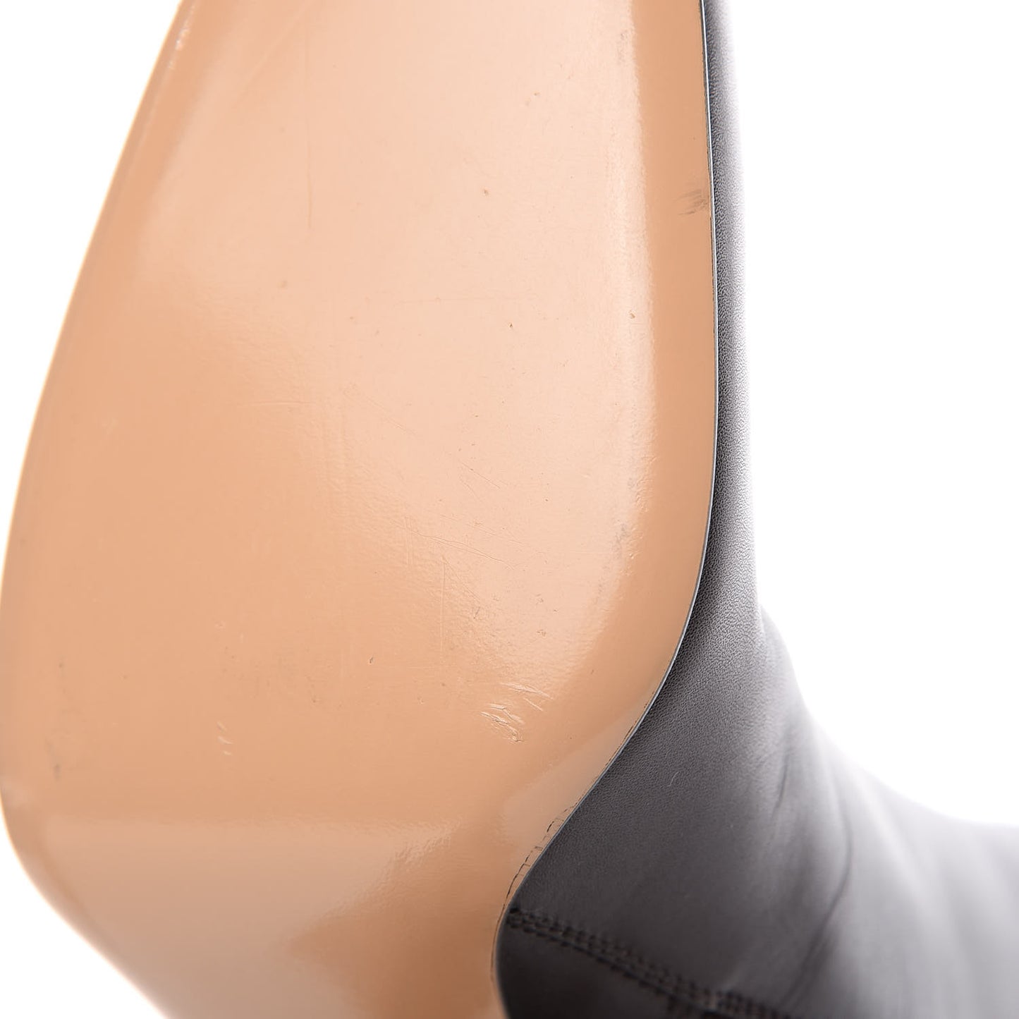 Calfskin Suede Horsebit Knee High Boots 40.5 Brown