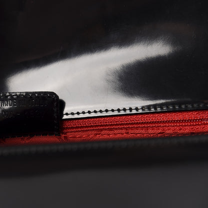 Christian Dior Glazed Calfskin Shoulder Bag Black 9 of 10