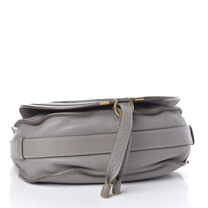 Chloe Calfskin Medium Marcie Round Crossbody Bag Cashmere Grey 4 of 14