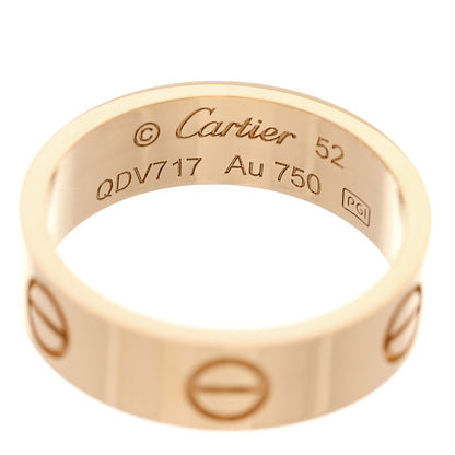 Cartier 18K Yellow Gold 5.5mm LOVE Ring 52 6 4 of 5