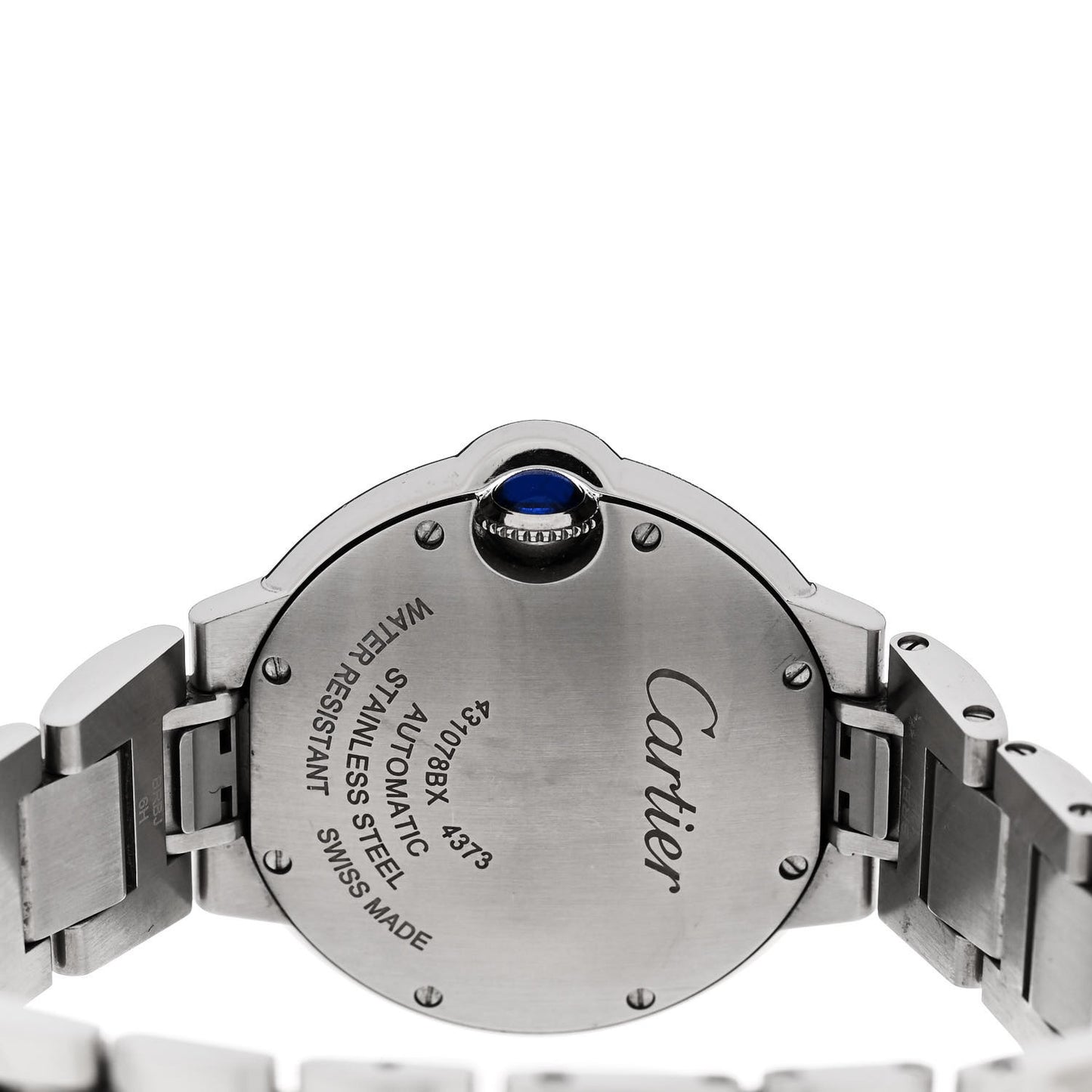 Stainless Steel 33mm Ballon Bleu De Cartier Automatic Watch Ice Blue