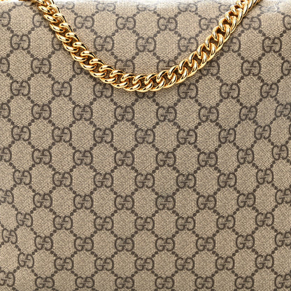 Gucci GG Supreme Monogram Large Linea A Hobo Light Brown 8 of 10