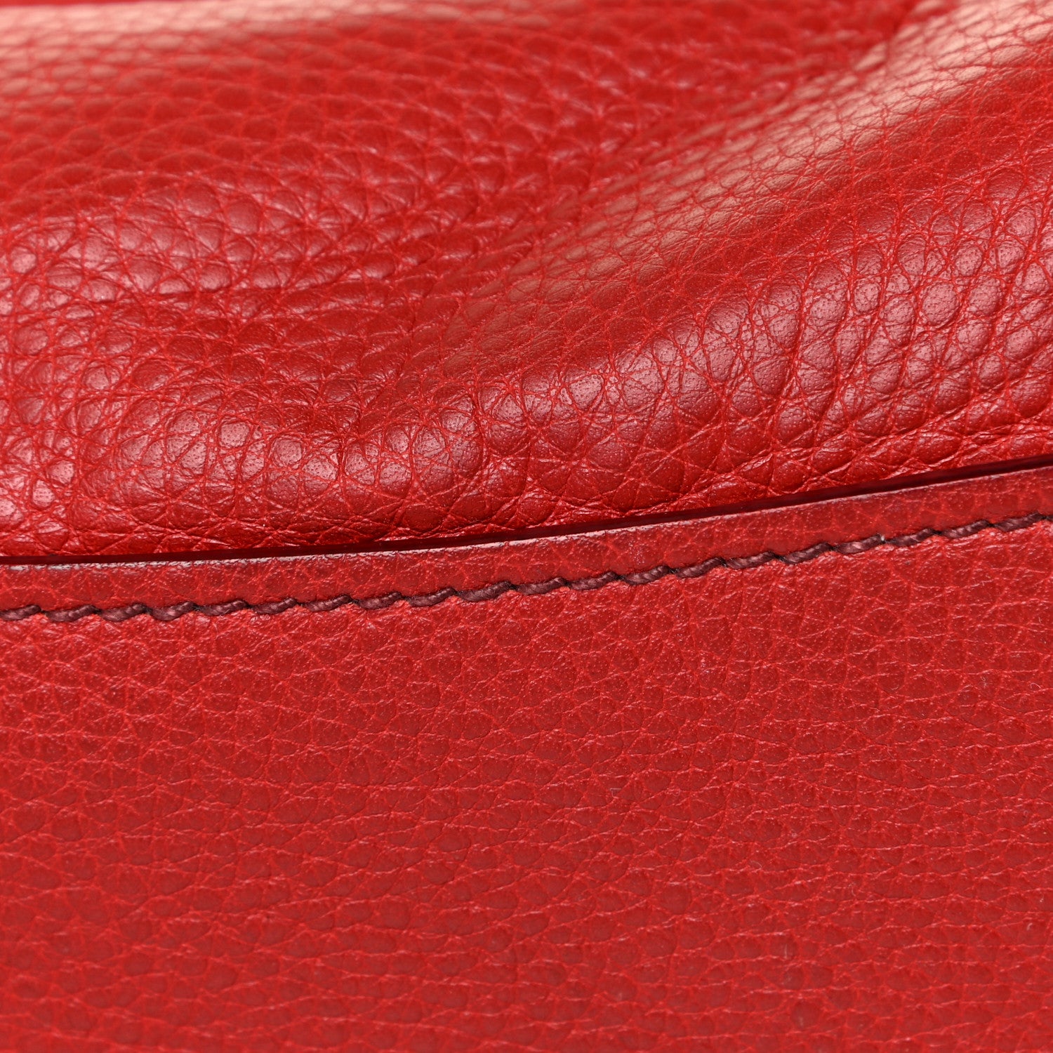 Miu Miu Vitello Daino Tote Red 17 of 19