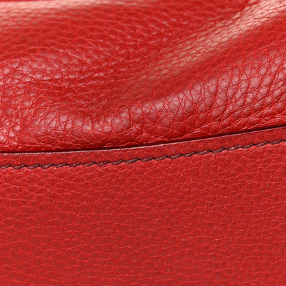 Miu Miu Vitello Daino Tote Red 17 of 19