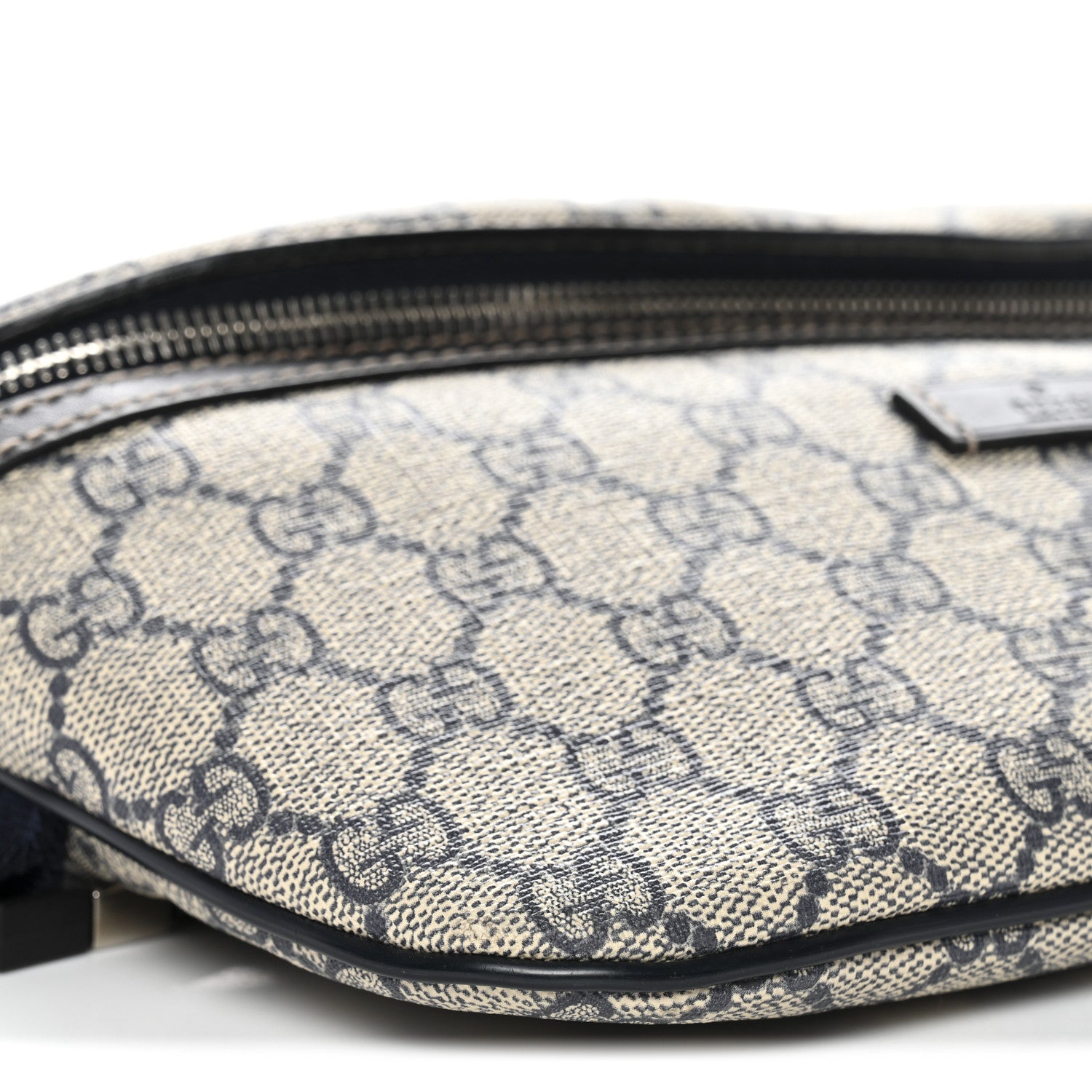 Gucci GG Supreme Monogram Belt Bag Navy 9 of 11