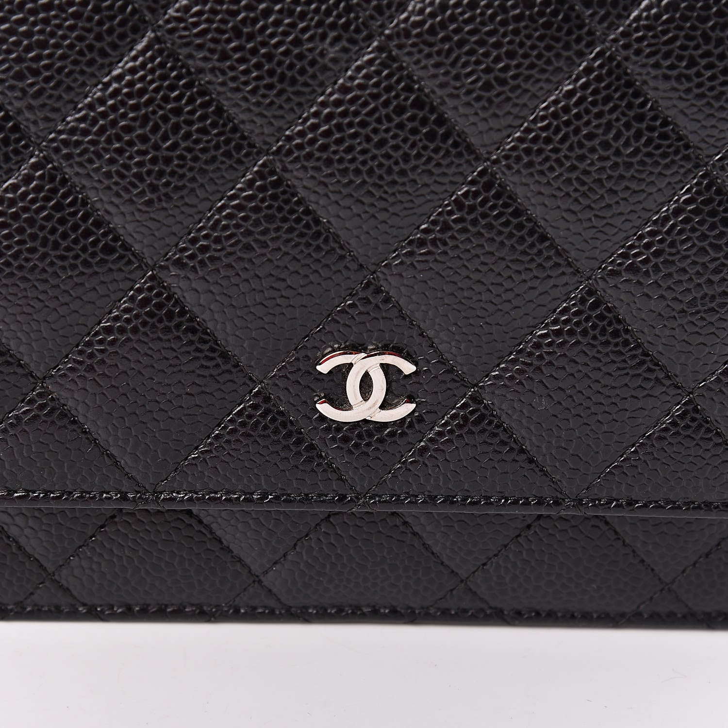 Chanel Caviar Quilted Wallet On Chain WOC Black 11 of 13