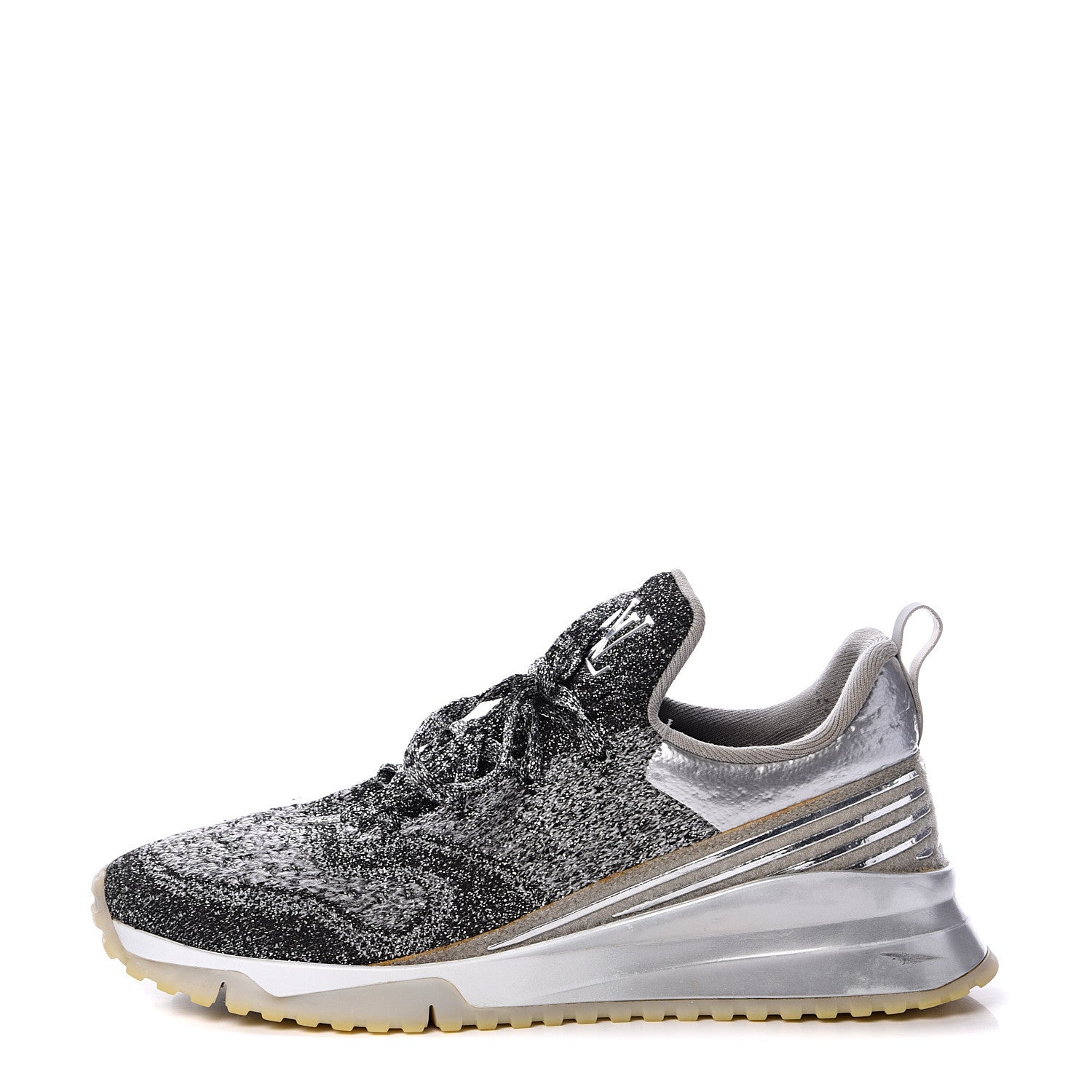 Louis Vuitton Technical Knit V.N.R Sneakers 8 Silver 1 of 16